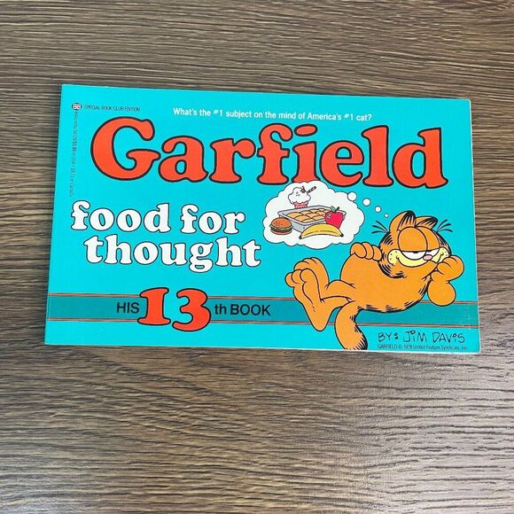 Garfield Other - Vintage Garfield: Food for Thought (His 13th Book) by Jim Davis - Classic Comics